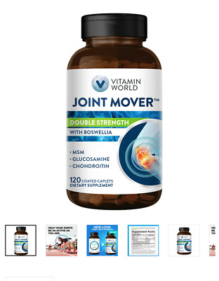 Vitamin World Joint Mover Double Strenght With Boswellia 120 c caps EXP. 5/31/28