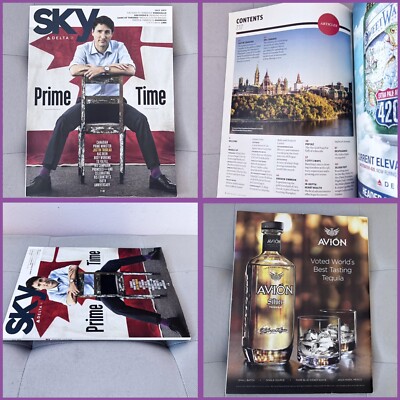 NEW Delta Airlines SKY Magazine July 2017 - Justin Trudeau - Canada - Lima Peru
