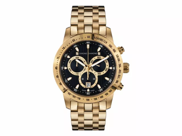 Orologio chrono deals diamond