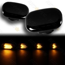 Fit Toyota Celica Supra Mr2 Smoke Sequential Led Turn Signal Side Marker Lights Fit Toyota Celica Supra Mr2 Smoke Sequential Led Turn Signal Side Marker Lights