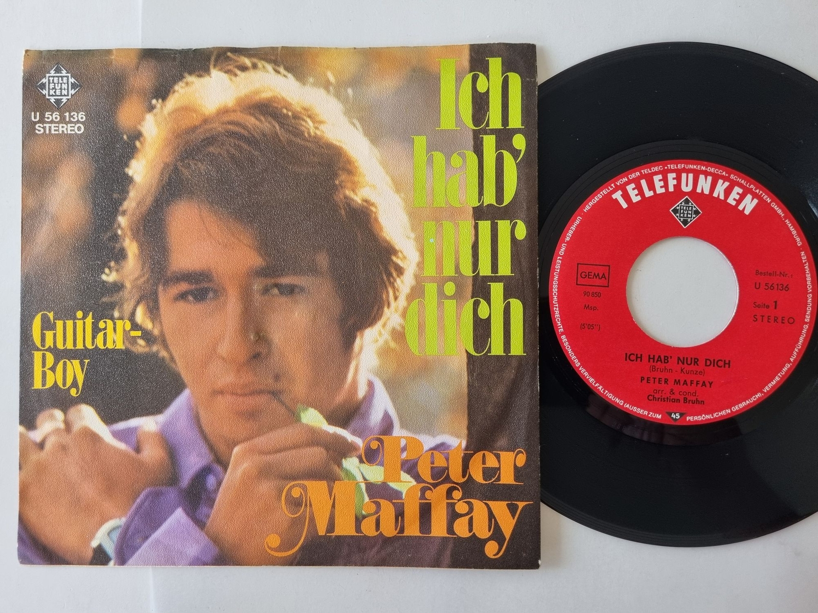 Peter Maffay - Ich Hab' Nur Dich 7'' Vinyl Germany