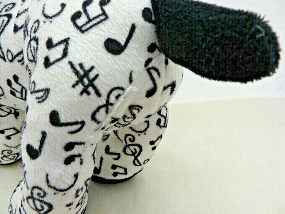 Ganz Webkinz Musical Notes Dalmatian HM714 Stuffed Animal Dog Plush NO CODE  - Image 4 of 4