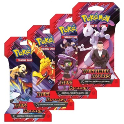 Pokémon - Destined Rivals SV10 Sleeved Booster Pack (1x) - EN - NEU OVP SEALED
