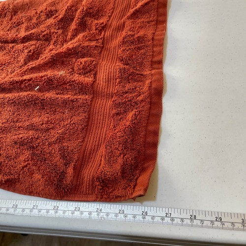 royal velvet hand towel solid red maroon 100% cotton classic traditional - Picture 3 of 8