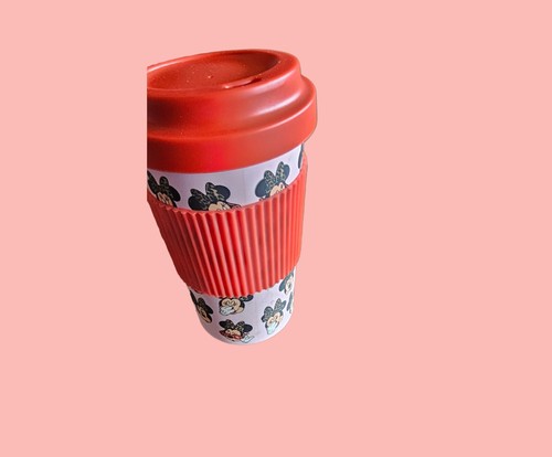 Disney Skinny Dip London Minnie Mouse 16 oz Bamboo Travel Tumbler Mug Reusable - Picture 2 of 5