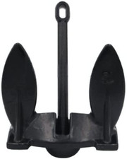 MarineNow Vinyl Coated Cast Iron Navy Anchor