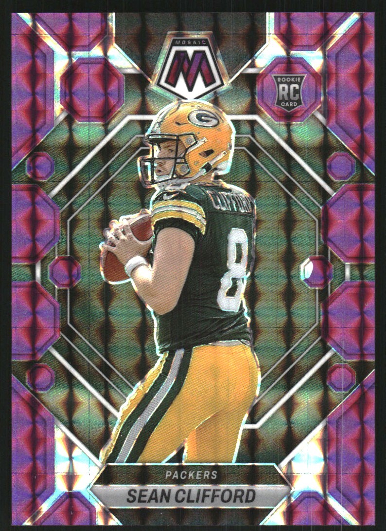 2023 Panini Mosaic Mosaic Purple #361 Sean Clifford /49