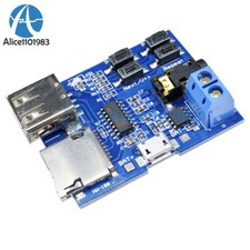 2Pcs TF/U Disk MP3 Format Decoder Board Amplifier Decoding Aaudio Player Module