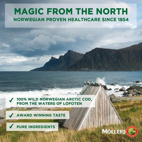 Mollers Norwegisches Tutti Frutti aromatisiertes Fischöl Omega-3 DHA EPA Möller's x6 - Bild 6 von 6