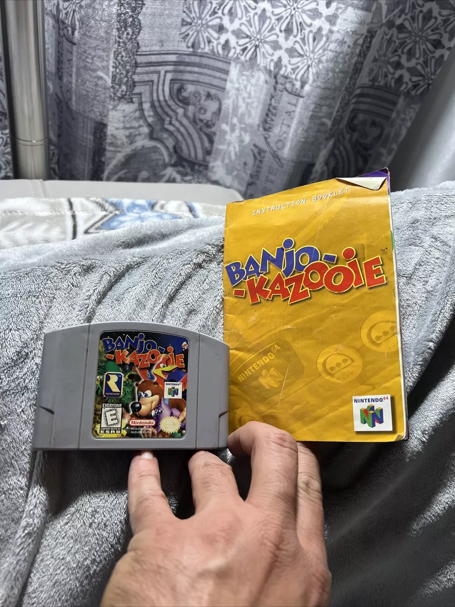 Banjo-Kazooie Nintendo 64 N64 Original Game with Booklet