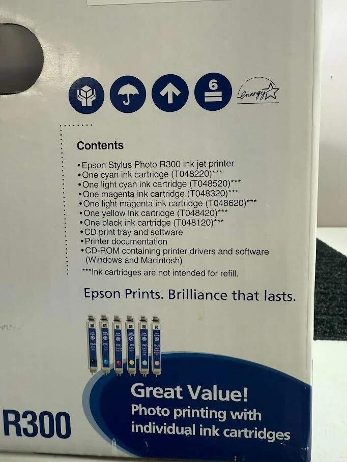 Epson Stylus Photo R300 Digital Photo Inkjet Printer Brand NEW Never Opened - Image 3 of 4