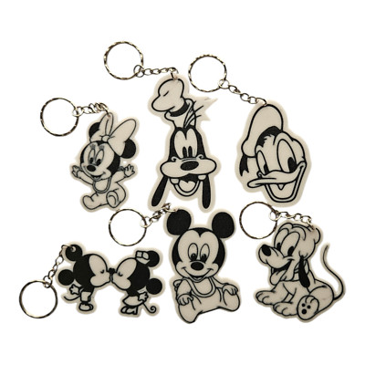 Individueller Mickey Mouse Schlüsselanhänger/Schlüsselanhänger 3D-gedruckt mehrere Optionen 12 zur Auswahl