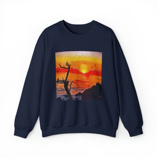 Big Sur Sunset at Pfeiffer Beach - Unisex 50/50 Rundhalsausschnitt Sweatshirt - Bild 1 von 6