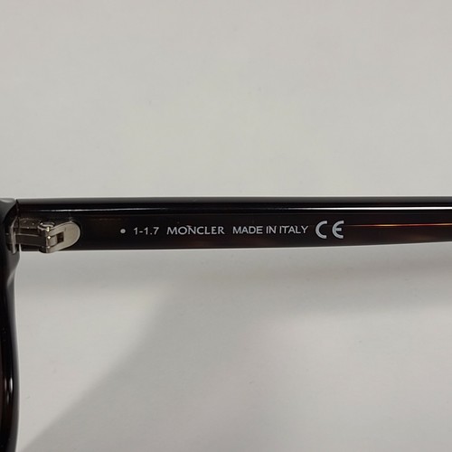 Moncler ML0043 52C Aviator Sunglasses Dark Havana Brown Gold Tint Lens 52mm - 第 8/11 張圖片