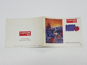 Mega Man 3 Authentic Original NES Nintendo Manual Only *wear