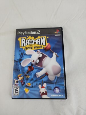 Rayman Raving Rabbids PlayStation 2 PS2 Black Label Complete w/ Manual Tested