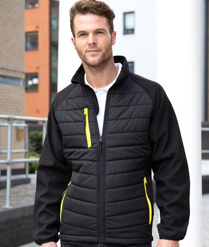 Result Black Compass Padded Softshell 