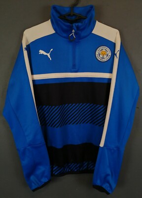 MEN'S FC LEICESTER CITY 2016/2017 TRAINING FOOTBALL SOCCER SHIRT JERSEY SIZE S