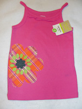 Girls Carters Bright Pink Sleeveless Knit Top - Size 4 - New with Tag