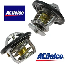 AC Delco 185 & 180 Degree Thermostat Front & Rear Kit Pair for GM Pickup Duramax