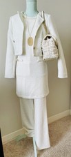 Nwt Cream Tweed Blazer With Dress And Pants Size Xs