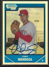2007 Bowman Chrome Prospects Refractors #BC226 Tommy Mendoza Auto #'d/500