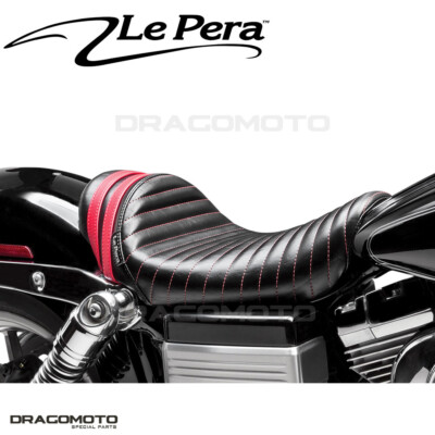 Harley FLD 1690 Dyna Switchback 2012-2013 LE-PERA SEAT STUBS LK-411RED