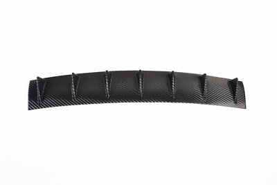 Heck Stoßstange Diffusor Haifischflosse 7 Flügel Unterlippe Spoiler Carbon Style - Universal