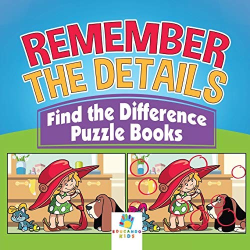 Remember the Details | Find the Difference Puzzle Books.9781645216575 New<|