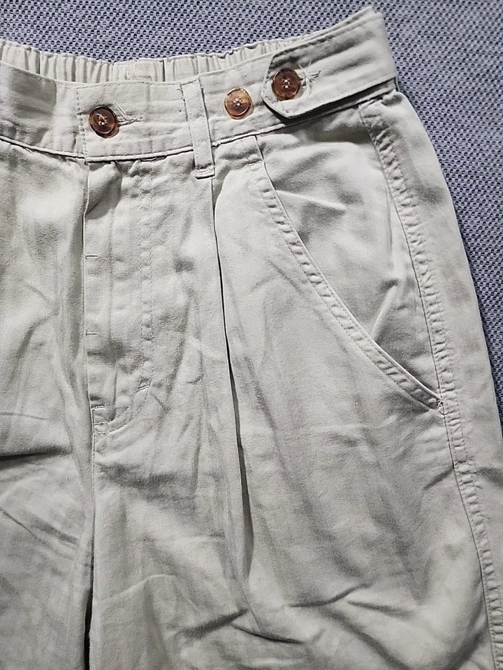 Винтажные мужские шорты Colonie Of Benetton знаменитые за рубежом EU40/US26 дюймов хаки - Изображение 3 из 4