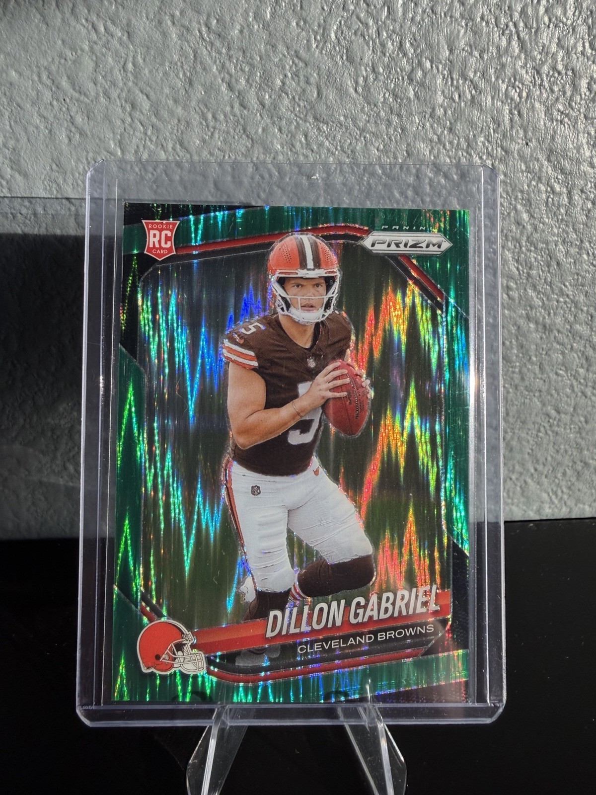 2025 Panini Prizm - Rookies Dillon Gabriel #372 Green Flash Prizm (RC)