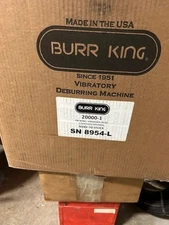 Burr King Vibratory Deburring Machine **NEW IN BOX WITH EXTRA MEDIA**