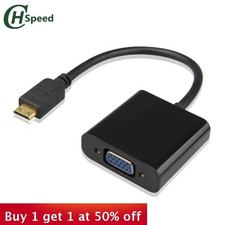 Mini HDMI to VGA Mini HDMI to VGA Converter Notebook Graphic Card Cable