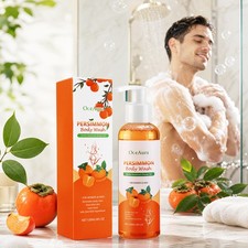 Persimmon Body Wash for Odor Control, Natural Deodorizing Persimmon Soap for Old