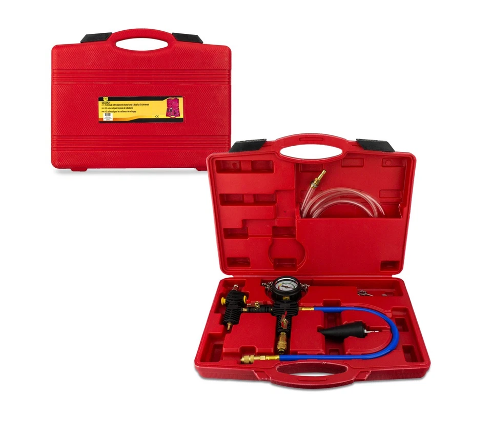 kit manutenzione tester radiatore FUBUCA 4509 con spurgo a vuoto e ricarica - Immagine 3 di 4