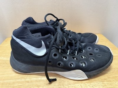 Men s 9 - Nike ZOOM Hyperquickness 2015 Basketball Shoes Black/White