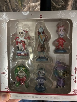 Disney Nightmare Before Christmas Ornament Set 6 Characters Collection