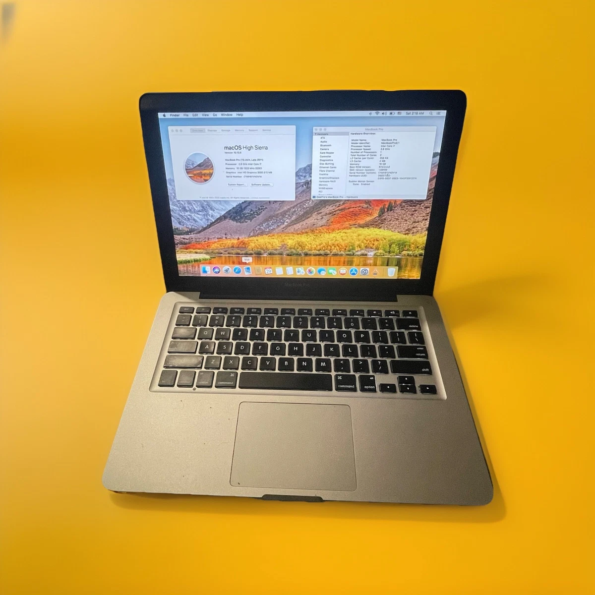 売り切り価格！【動作品】Apple MacBookPro Early 2011 Apple MacBook Pro (13-inch Early 2011)中古