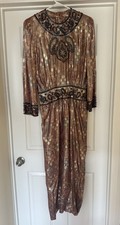 Adele Simpson Vintage Dress 1970s Size 10