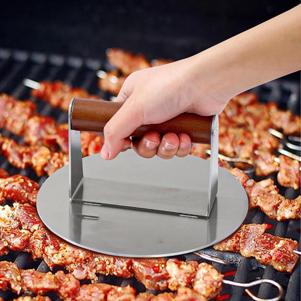 INCH Stainless Steel Smash,Burger Press,Burger Smasher,Hamburger Press  Tool