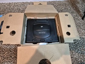 Sega Saturn USA Console Complete in Original Box CIB TESTED WORKING