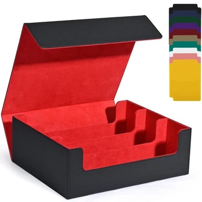 Sammelkarten Aufbewahrungsboxen für 1800+ Karten Magnetic Deck Boxen für TCG
