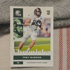 Panini 2022 Chronicles Draft Picks Trey McBride Rookie #14 Colorado State Rams