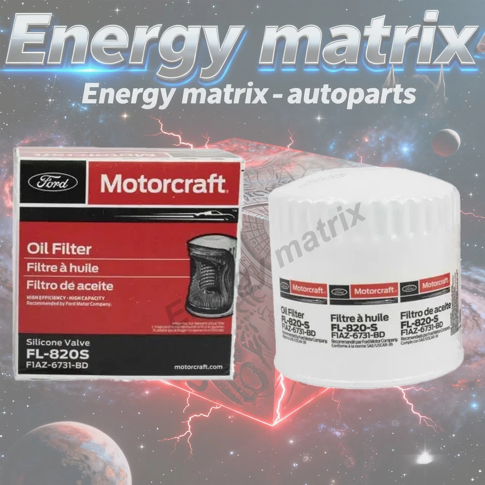 NEW Motorcraft FL820S Oil Filters Case of 12 Bulk Pack FL820SB12 FL820S OEM - Image 3 of 4