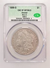 1899-O Morgan Silver Dollar MICRO O VAM-6 TOP 100 - CACG VF - UNDERGRADED - #359