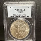 1921 Morgan Dollar PCGS Certified MS64