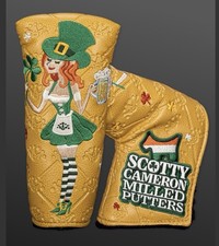 🔥 2026 Scotty Cameron St Patricks Day Lucky Lily Blade Headcover New Presale