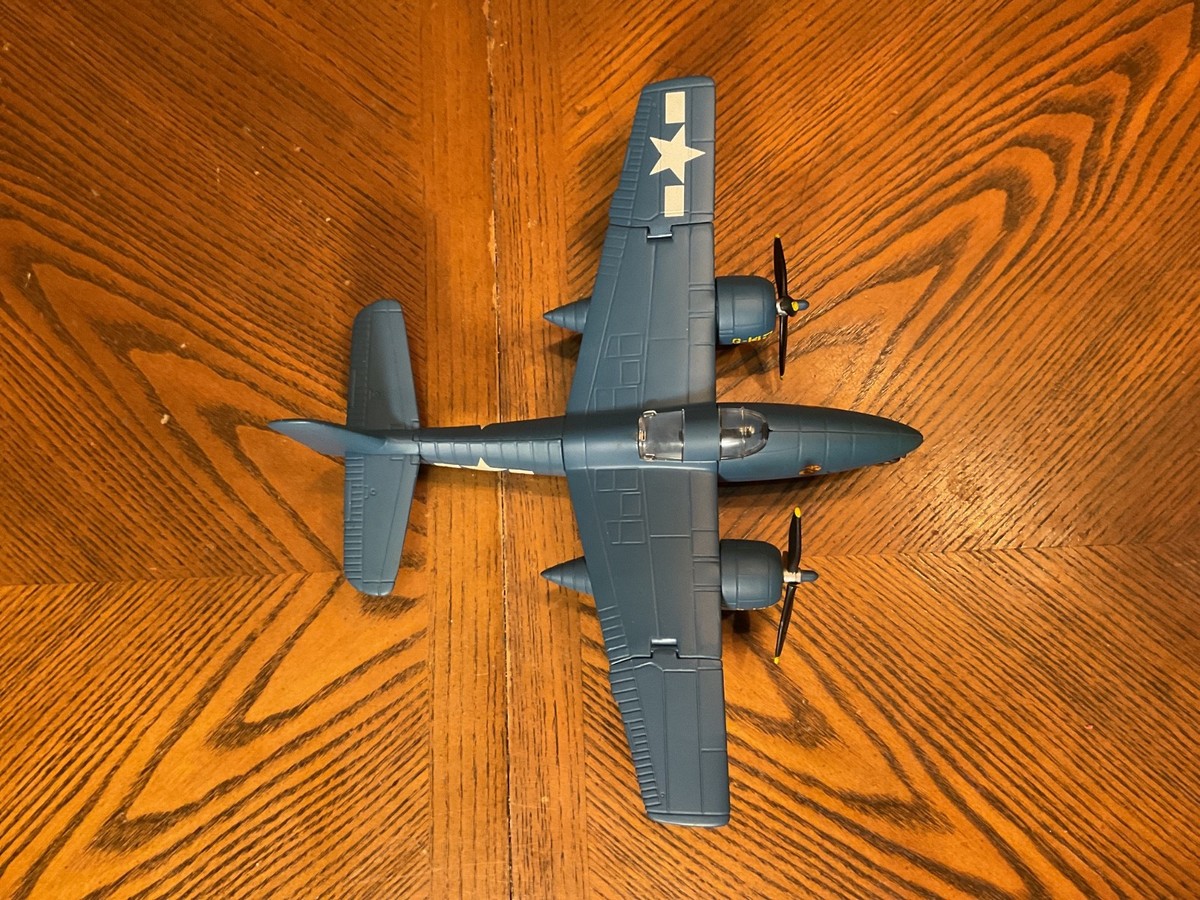 1945 Marines F7F-3 Grumman Tigercat Die-Cast Coin Bank #12001 C4