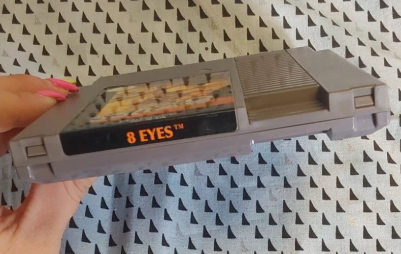 8 Eyes NES ORIGINAL NINTENDO GAME-NOT TESTED - Image 2 of 3