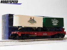 LIONEL HARRY POTTER HOGSMEADE FLATCAR W/ PIGGYBACK TRAILER O GAUGE 2528560 NEW